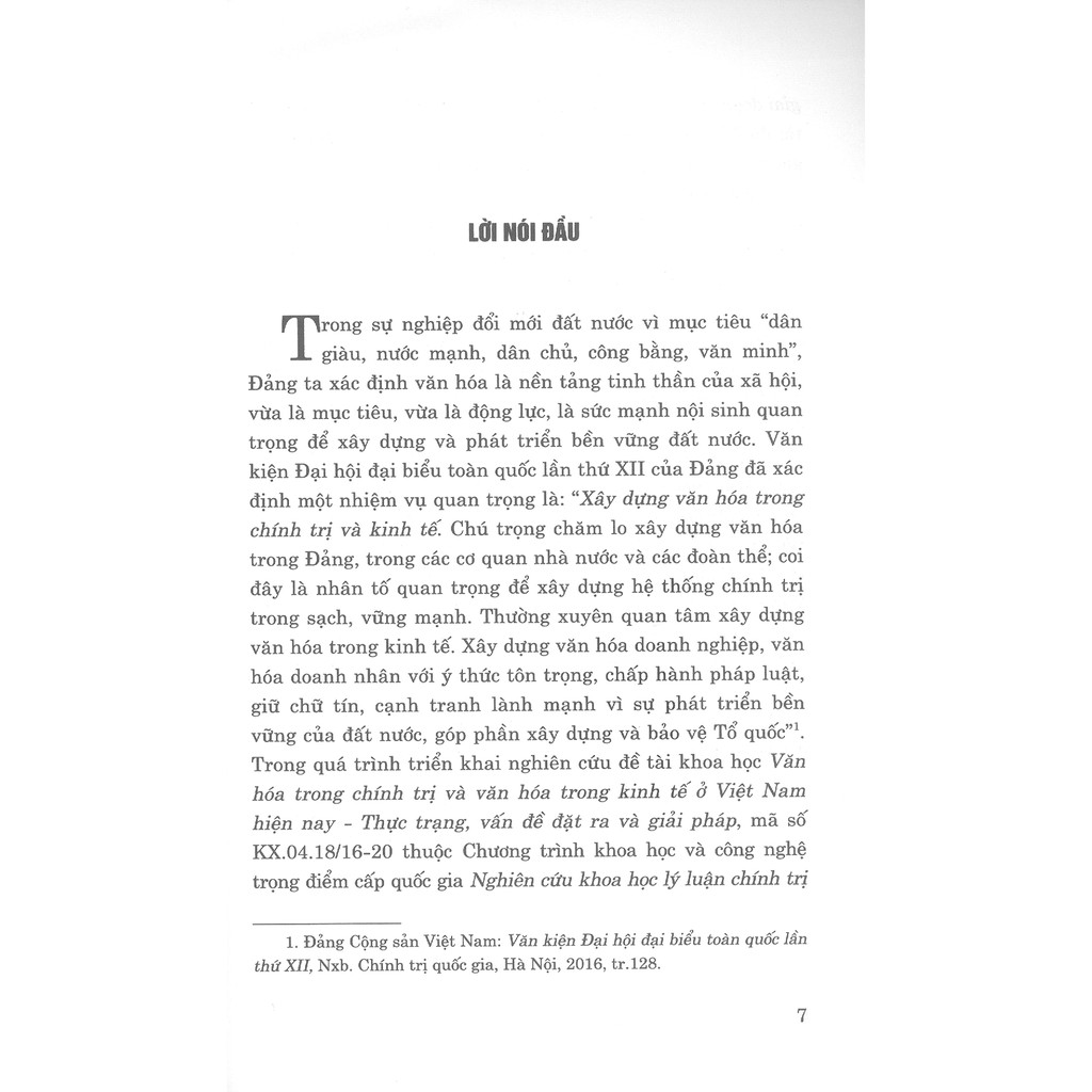 Sách - Văn Hóa Trong Chính Trị Và Văn Hóa Trong Kinh Tế Việt Nam, Một Số Vấn Đề Lý Luận Và Thực Tiễn | BigBuy360 - bigbuy360.vn