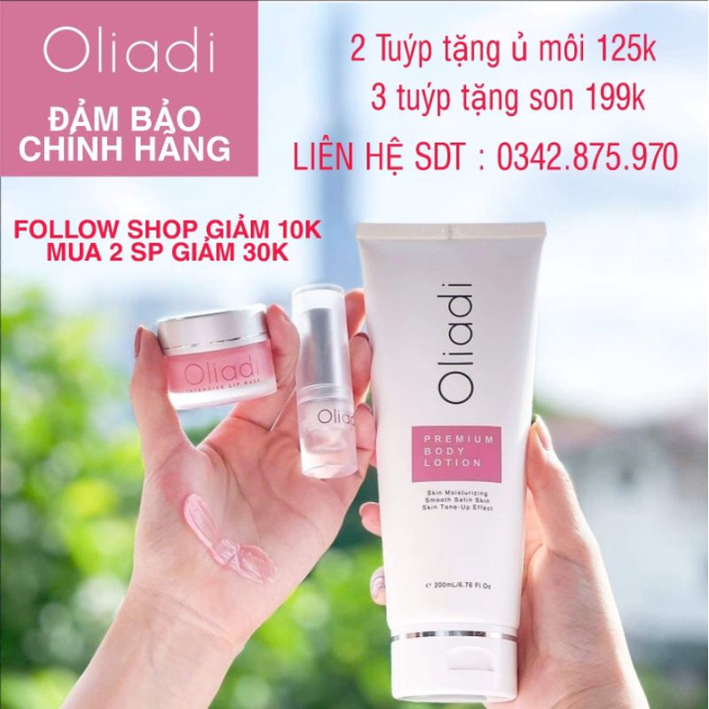 [TẶNG Ủ MÔI, SON] KEM BODY OLIADI CÓ MÃ GIẢM GIÁ 20K | BigBuy360 - bigbuy360.vn