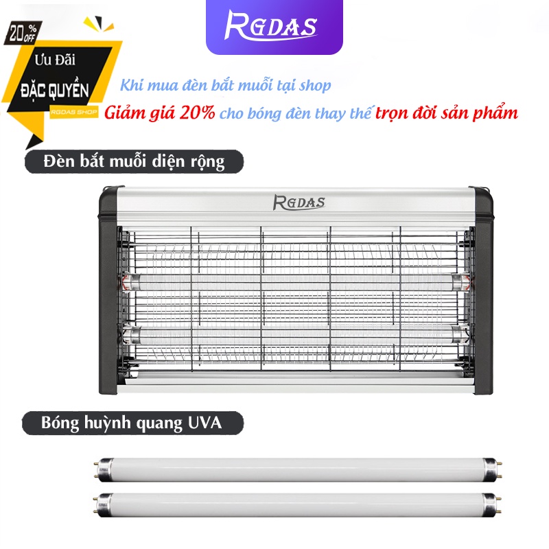 Đèn bắt muỗi bắt côn trùng RGDAS công suất lớn chuyên dùng nhà xưởng, cửa hàng, trang trại