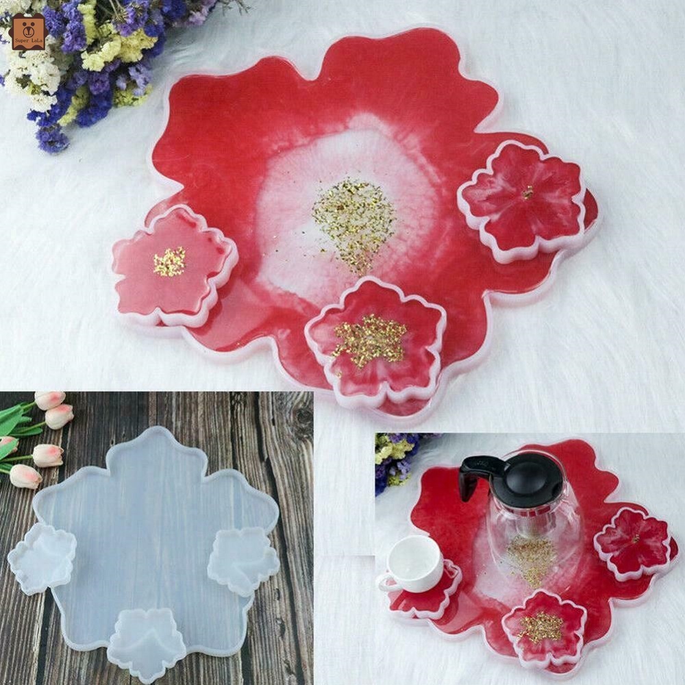 Khuôn làm tấm lót ly nước bằng silicon thiết kế độc đáo tiện dụng