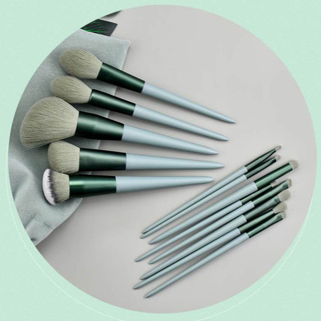 CODseller 13Pcs Contour Brush Comfortable Exquisite Stylish Makeup Brush for Beauty