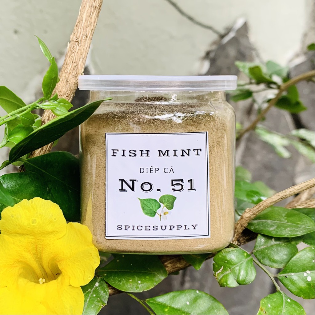 Fish Mint - Bột rau diếp cá nguyên chất Hũ 120ml