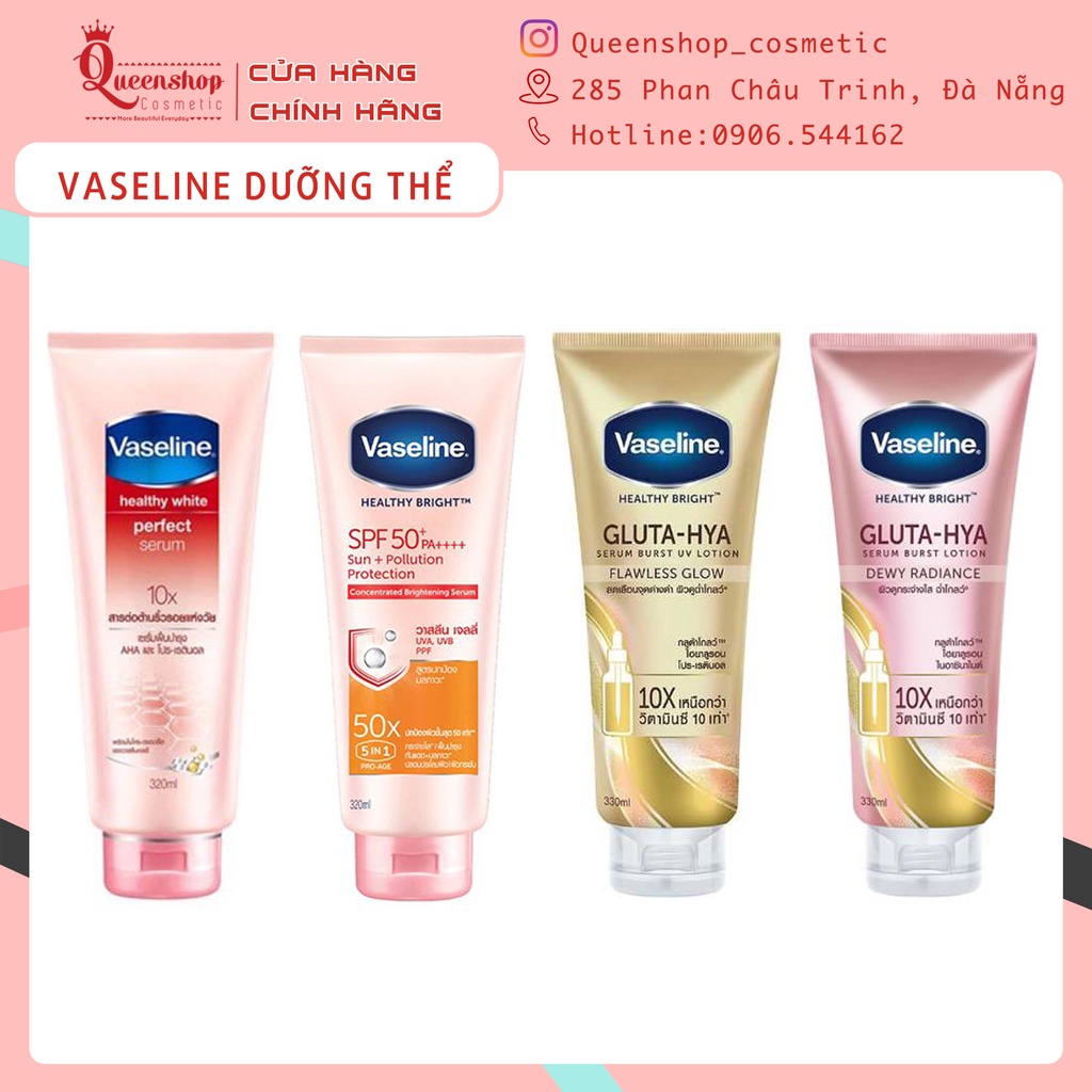 DƯỠNG TRẮNG DA VASELINE