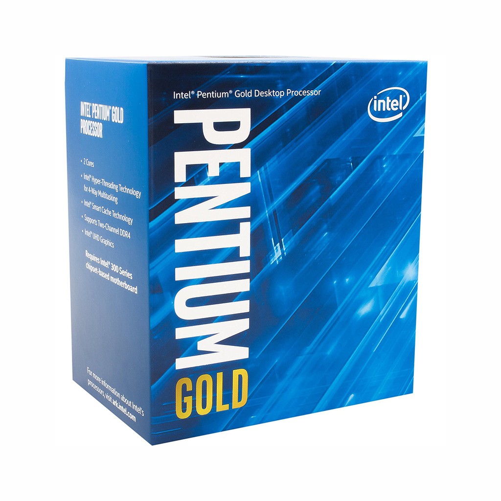 CPU Intel Pentium Gold G5400 (bộ nhớ đệm 4MB, 3,70 GHz) – LGA 1151- V2