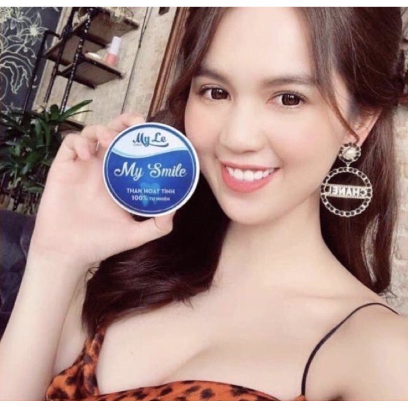 Bột trắng răng, làm trắng răng bằng than hoạt tính My Smile - 100% từ