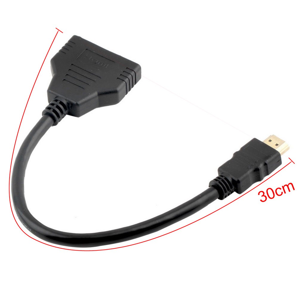 Dây cáp chuyển đổi HDMI 1080p từ 1 giắc cắm sang 2 cổng chuyên dụng cho gia đình