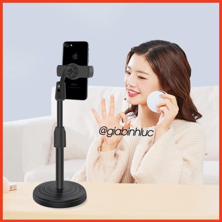 Giá đỡ điện thoại để bàn đa năng xoay 360 độ điểu chỉnh trên dưới hỗ trợ livestream xem phim, quay video ,học bài online