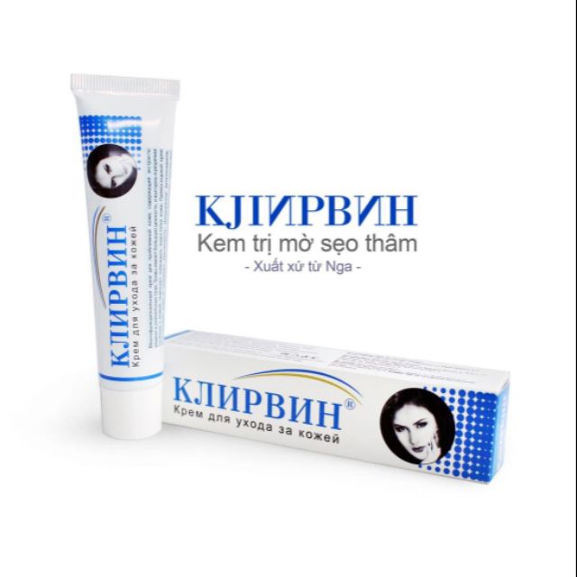 Kem sẹo Klirvin - Thần dược mờ sẹo từ nước Nga