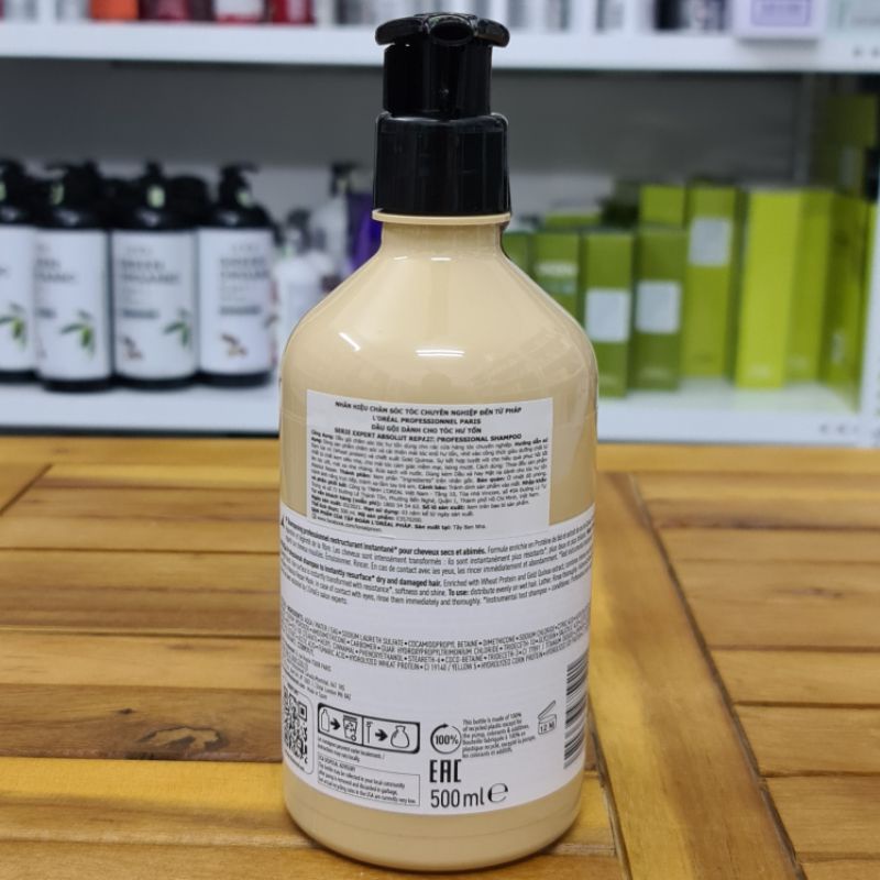 Dầu Gội xả L'oreal absolut repair chăm sóc tóc hư tổn 300ml - 500ml - 200ml