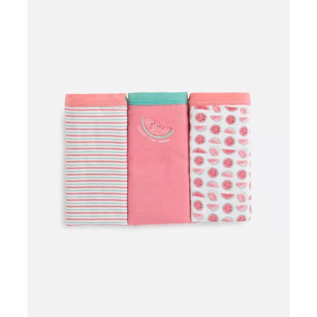 Set 3 quần lót nữ Oysho, đồ lót nữ Oysho cao cấp hàng xuất khẩu mẫu dưa hấu