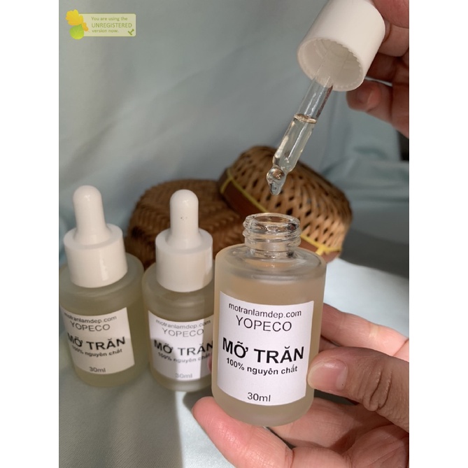 Mỡ Trăn Nguyên Chất YOPECO 30ml dùng triệt lông, dịu vết bỏng, mờ rạn