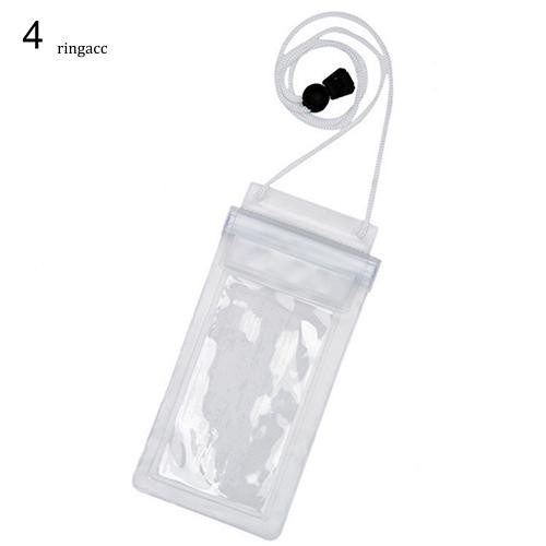 Túi nhựa trong suốt chống nước kích thước 20.5x11.2cm dùng để đựng iPhone 6+ có dây nilon tiện dụng