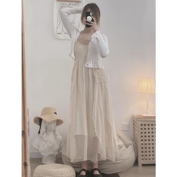 Váy voan Liona nàng thơ chất đẹp form y hình