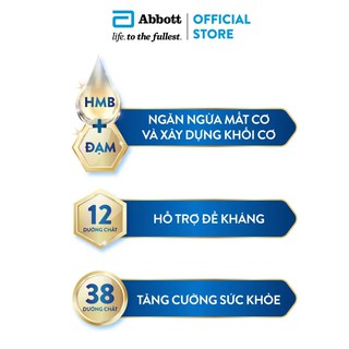 [Tặng túi thể thao Ensure ] Sữa bột Ensure Vani (HMB) 850g