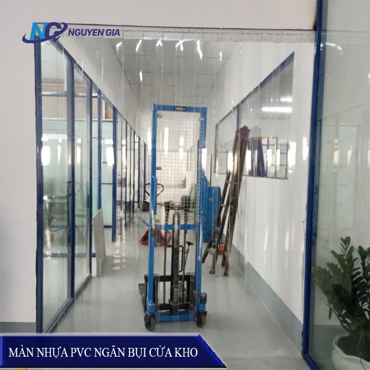 Rèm nhựa PVC Cao 1,8m ngăn lạnh điều hòa.