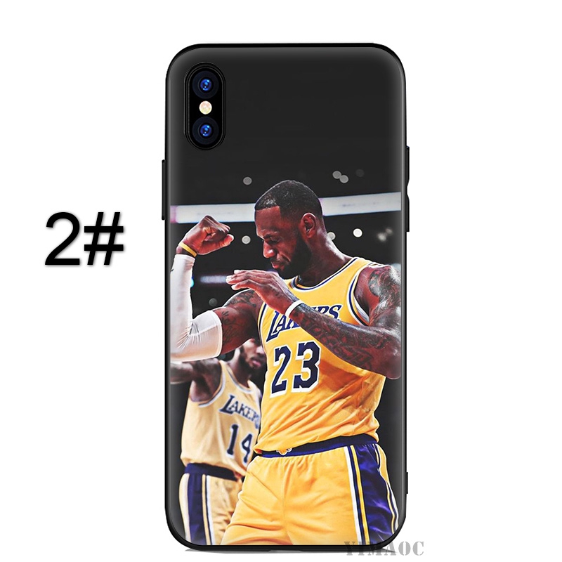 Ốp điện thoại dẻo in hình Lebron James cho Iphone 5 5s SE 6 6s 6+ 6s+ 7 8 7+ 8+ X Xs Xr XsMax