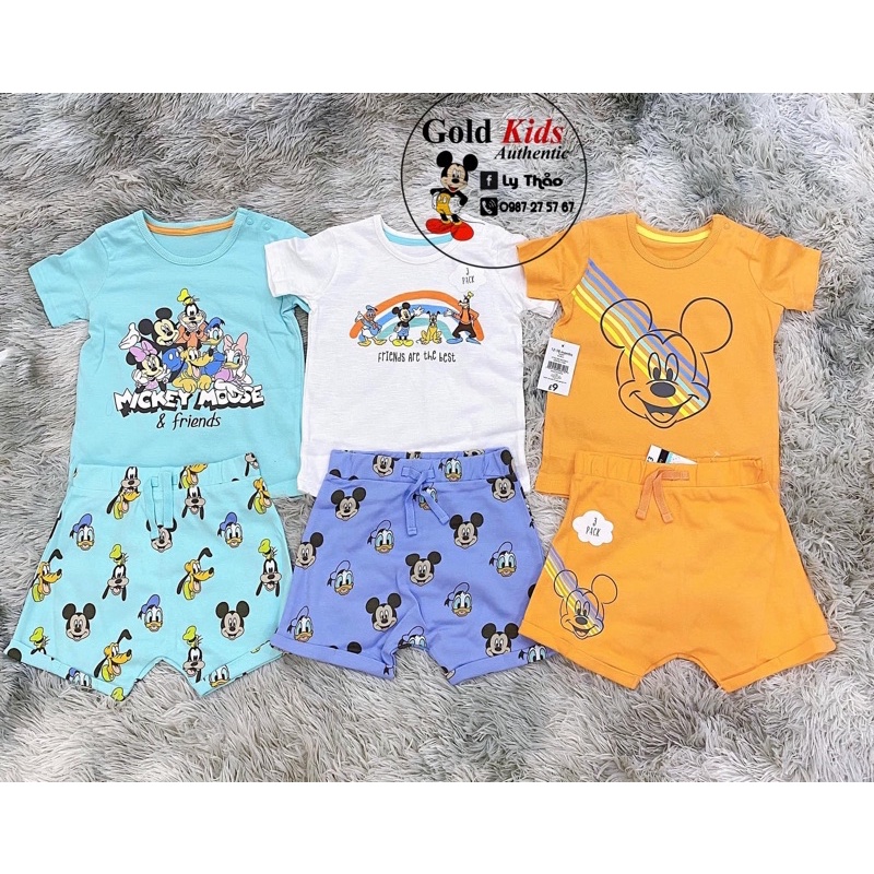 Set 3 bộ mickey cho bé