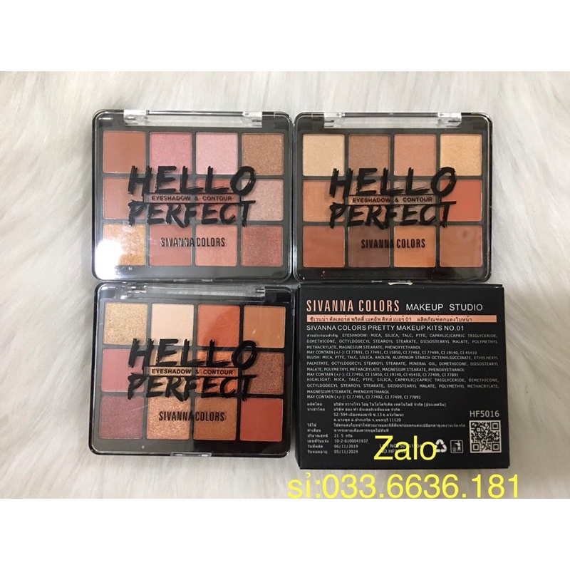 bảng màu mắt 1 hộp 12 ô màu ,hàng của Thái Lan