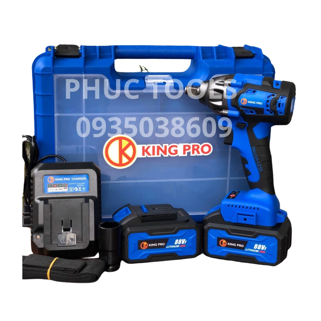 Máy siết bulong pin KING PRO bắn vít mở ốc 24 xe tay ga