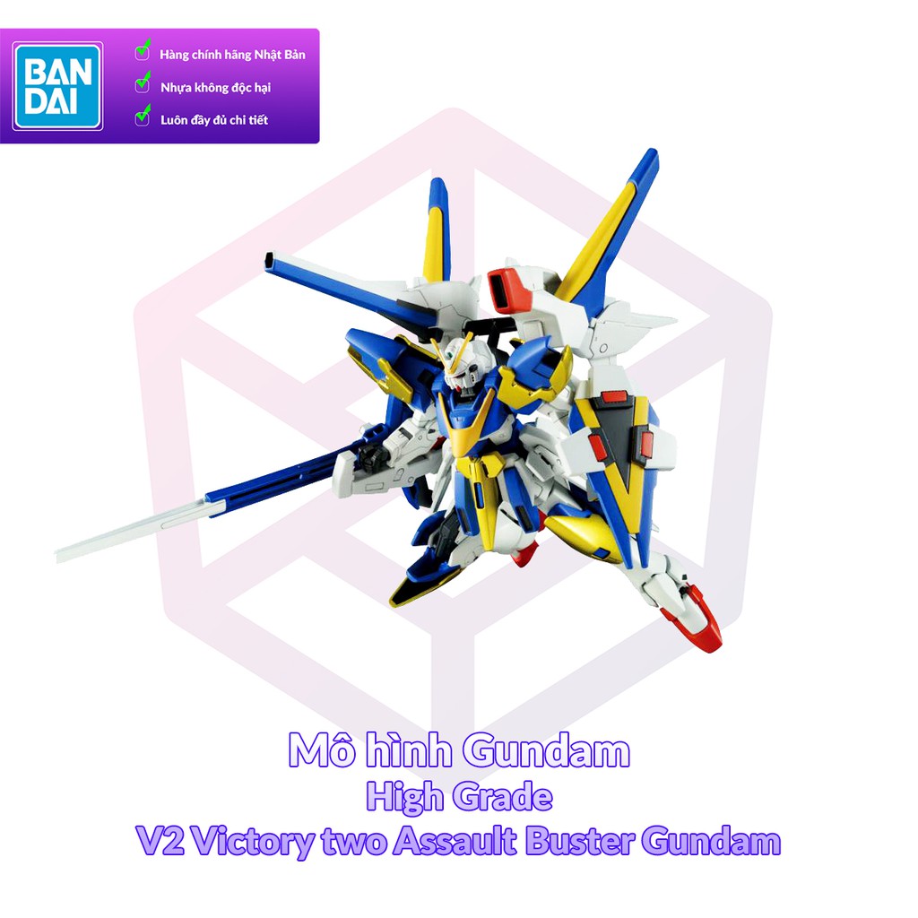 Mô hình Gundam Bandai HG 189 V2 Victory two Assault Buster Gundam 1/144 MS V Gundam