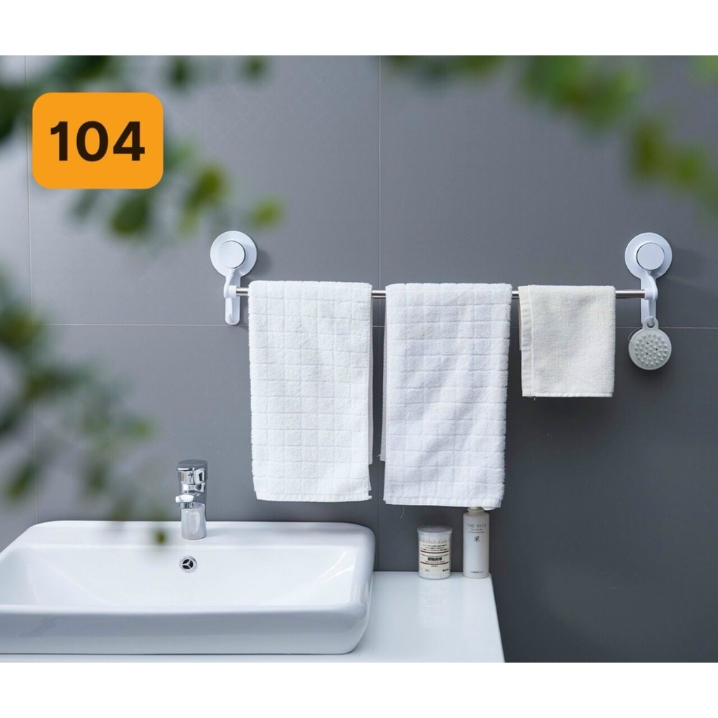 Thanh phơi khăn hít tường #104, thanh phơi khăn hút chân không