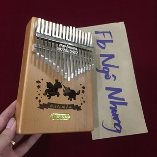 Đàn Kalimba Yael 17 phím gỗ Mahogany
