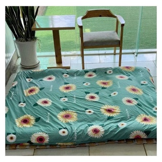 Áo nệm topper nhật  loại size 1mx2m hoa văn họa tiết dễ thương|hình chụp thật tại shop
