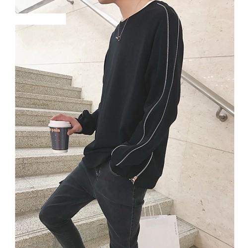 Áo Thun Sweater arm zip Fox_ Unisex | BigBuy360 - bigbuy360.vn