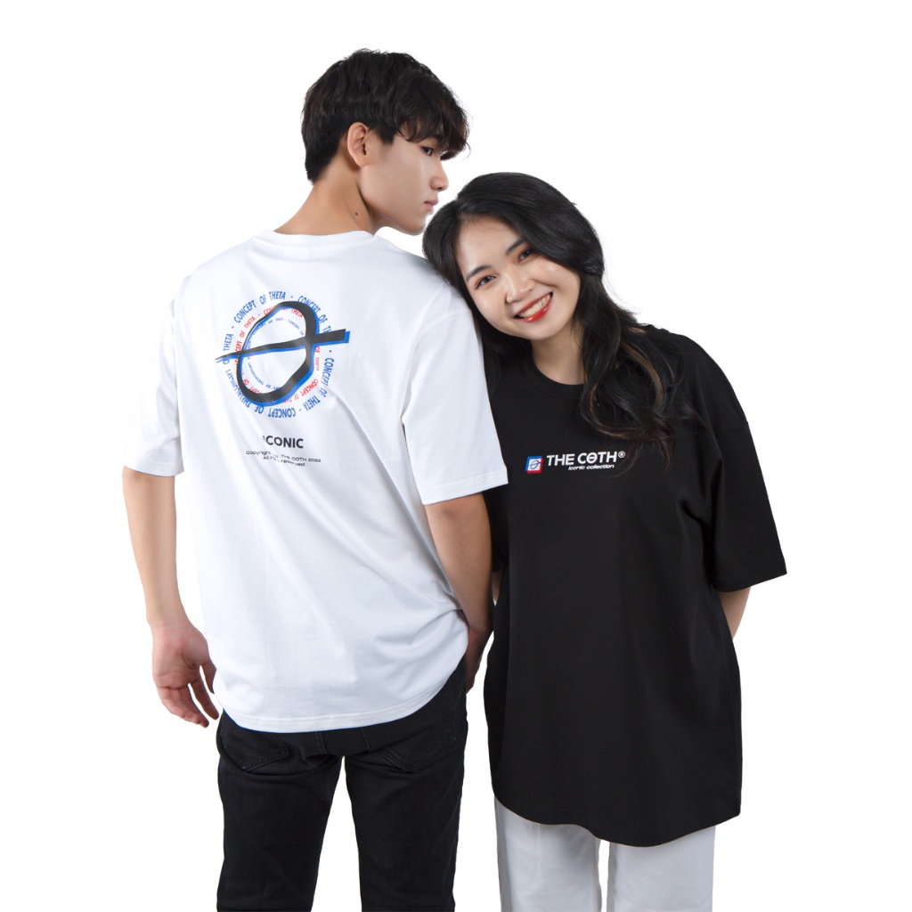 Áo thun unisex Atomic Logo Tee, nam nữ mặc lên form cực đẹp Thương Hiệu The Coth AT2U0604