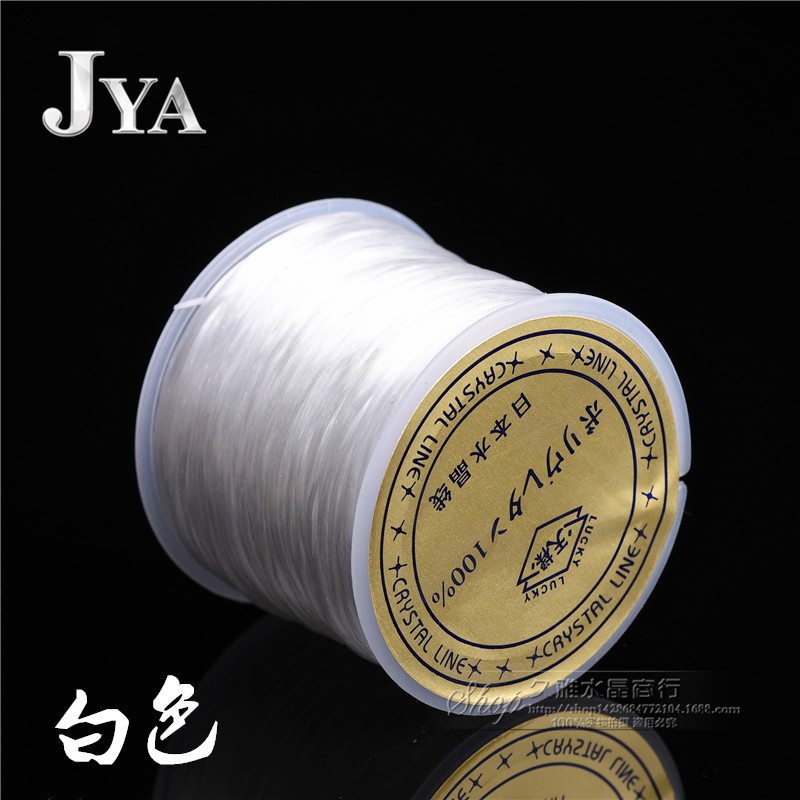 Cuộn 50m Dây Co Giãn Xỏ Hạt Làm Vòng Tay Thủ Công