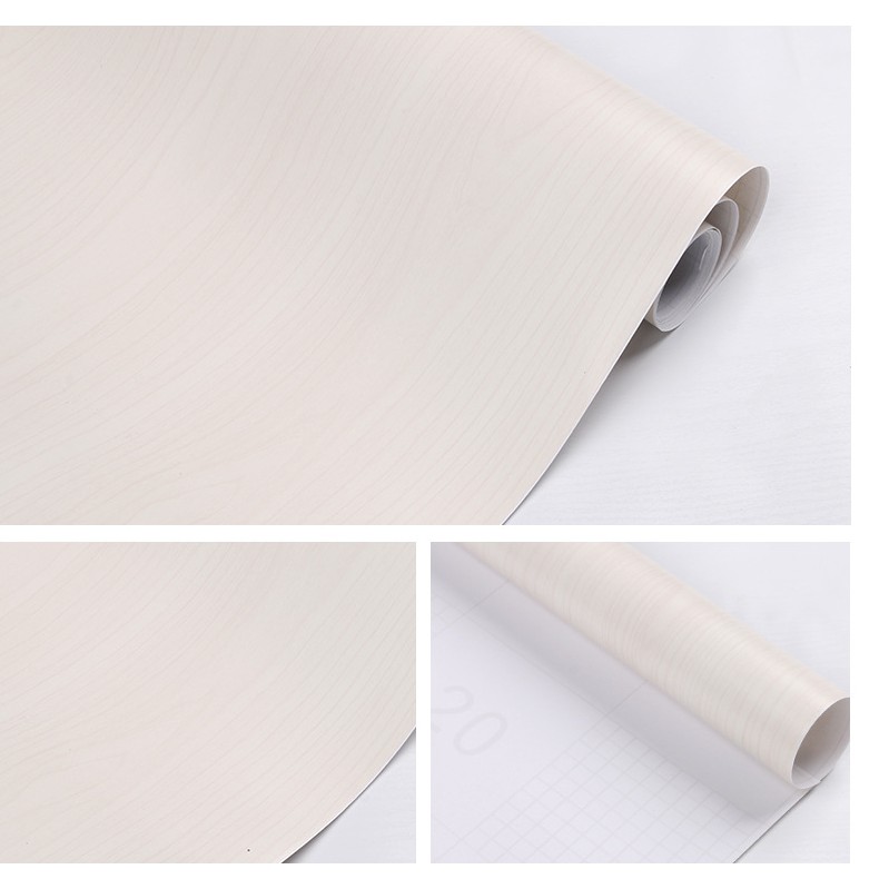 COMBO 5M GIẤY DÁN TƯỜNG kEO SẴN KHỔ 45CM MẪU VÁN TRẮNG VÀNG