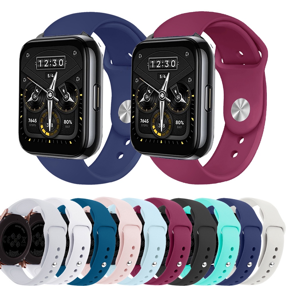 Dây Đeo Tay Thay Thế Bằng Silicone 22mm Cho Realme Watch 2 / 2 Pro / S / S Pro
