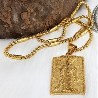 BỘ dây chuyền nam Mặt Quan Công -MAY MẮN TÀI LỘC NĂM MỚI