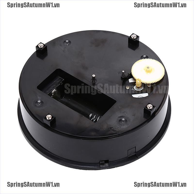 [Spring] 1pc 20cm mirror glass top rotating rotary display stand turntable show holder [VN]