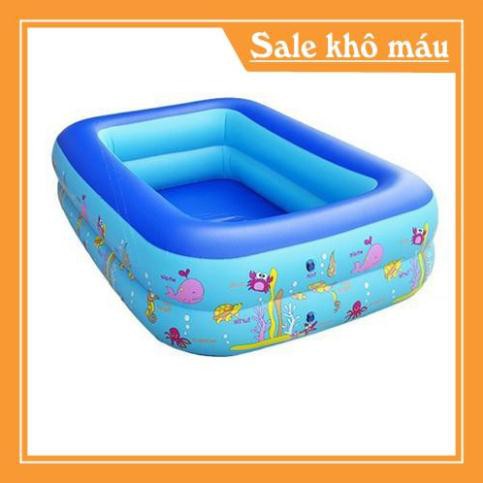 [FreeShip – Sale khô máu] BỂ BƠI PHAO BƠI CHỮ NHẬT 2 TẦNG 1,2M (DEAL CHUẨN)