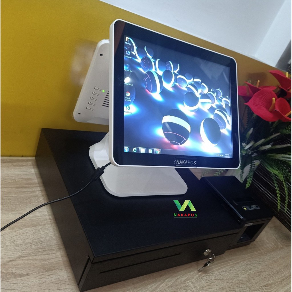 MÁY TÍNH TIỀN CẢM ỨNG - MÁY 2 MÀN HÌNH LỚN NAKA 2727 | BigBuy360 - bigbuy360.vn