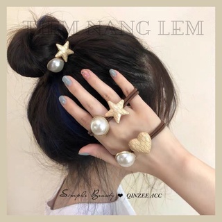 Dây buộc tóc nơ ngôi sao, trái tim nhỏ nhắn xinh xắn