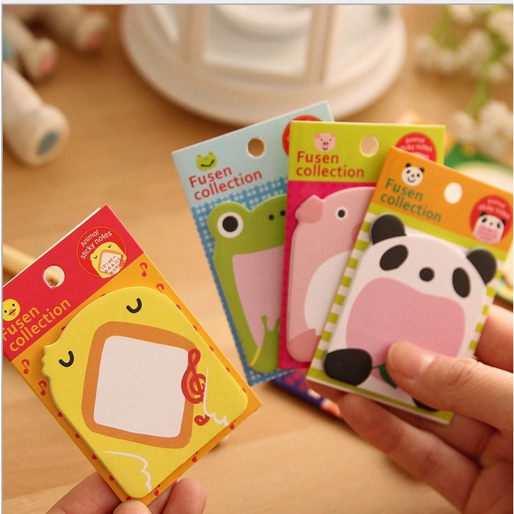 Note ghi chú mini hình động vật cute, note thú giá rẻ bất ngờ.