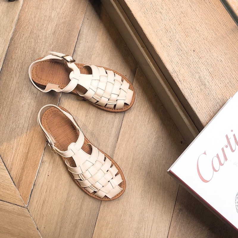 Giày rọ da thật