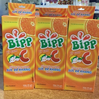 HỘP 35 gói C Bipp tăng cường sức đề kháng cho bé.