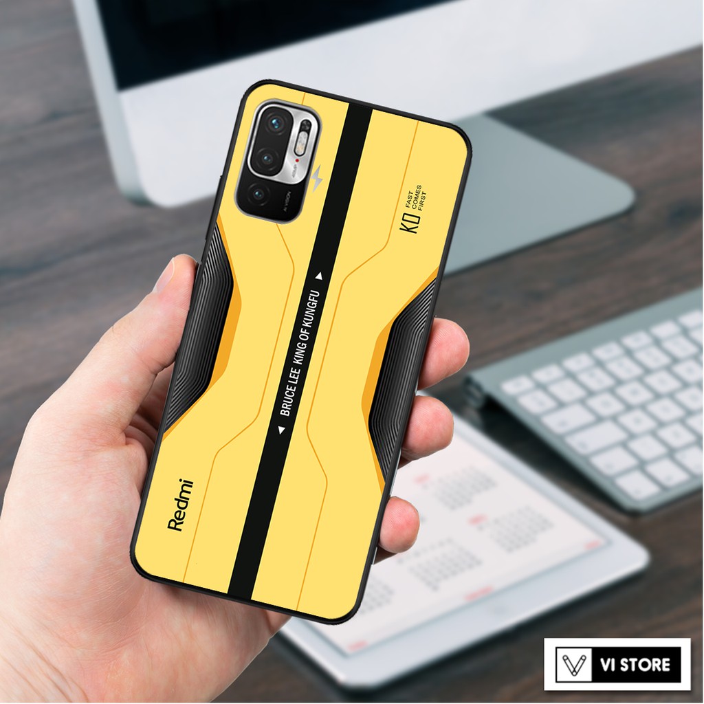 Ốp lưng kính cường lực Xiaomi Redmi Note 10 (4G & 5G) - Bruce Lee Edition