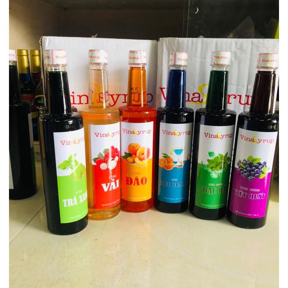 [GIÁ TỐT] Siro đủ mùi VinaSyrup chai 750ml