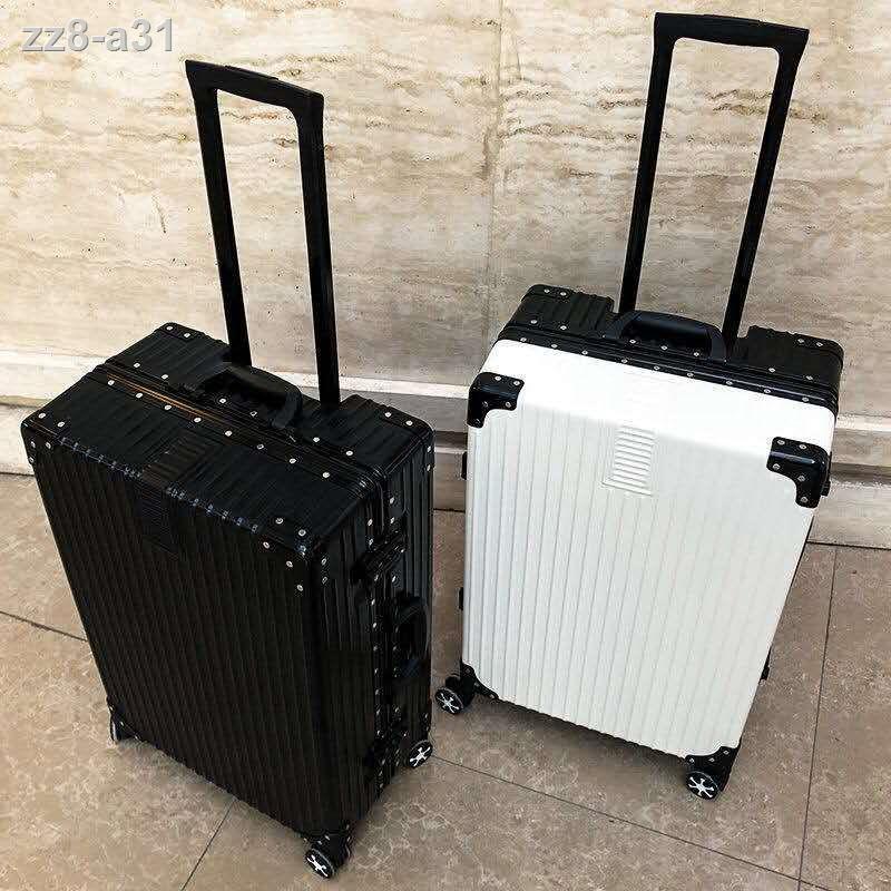 vali phiên bản Hàn Quốc hộp đựng đồ nữ kéo nam sinh loại mật khẩu lớn khung nhôm có bánh xe phổ thông
