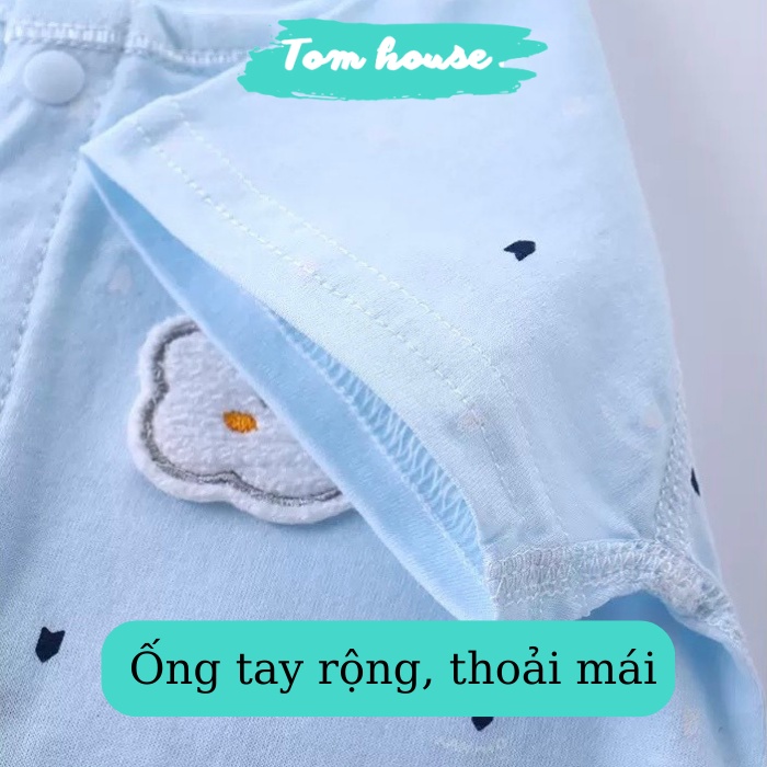 Bộ Body Liền thân Mùa Hè Body Đùi Cúc Giữa Cho Bé Sơ Sinh 𝟐𝟓𝐁𝐃𝐃𝐔