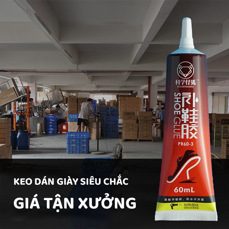 Keo Dán Giày Chuyên Dụng Độ Mềm Tự Nhiên Không Làm Cứng Giày, Keo Sửa Giày Dán Sửa Đồ Da Chắc Chắn Như Mới