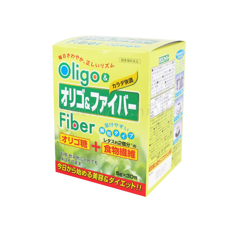 BỘT CHẤT XƠ THỰC VẬT OLIGO FIBER 150G (5G X 30 GÓI) - Hachi Hachi Japan Shop