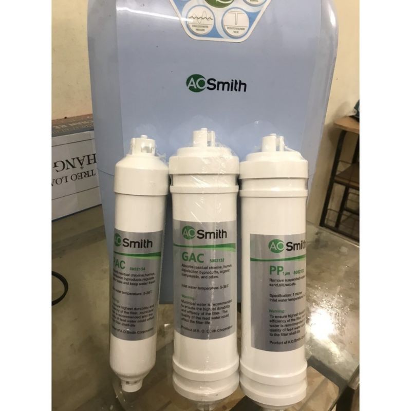 Bộ lõi lọc cho máy lọc nước RO A.O.Smith G1, G2, S2, A1, A2