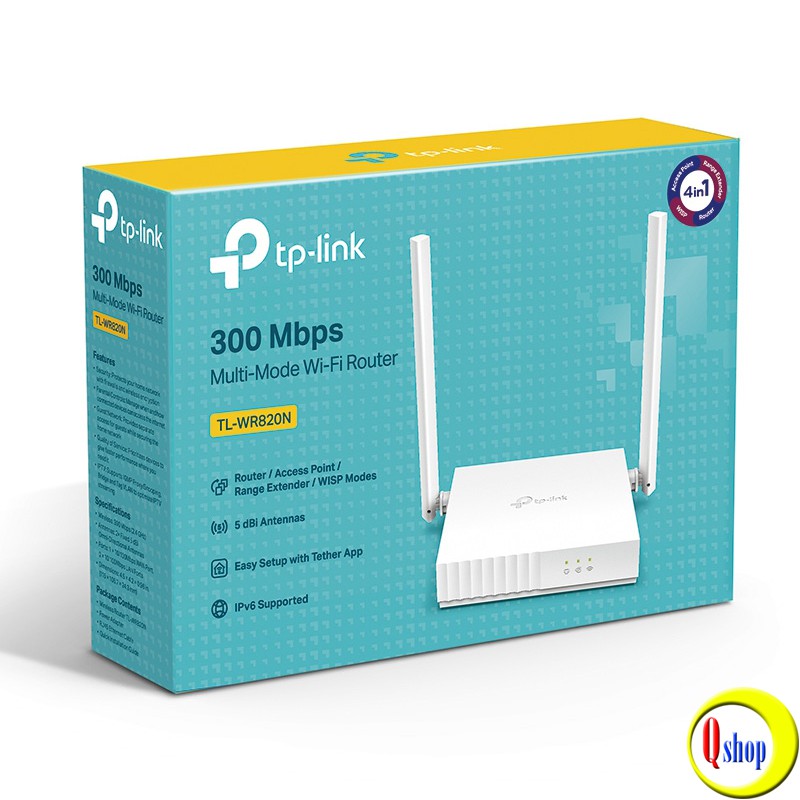 Bộ phát wifi TP-Link 820N chuẩn N tốc độ 300Mbps 2 ăngten