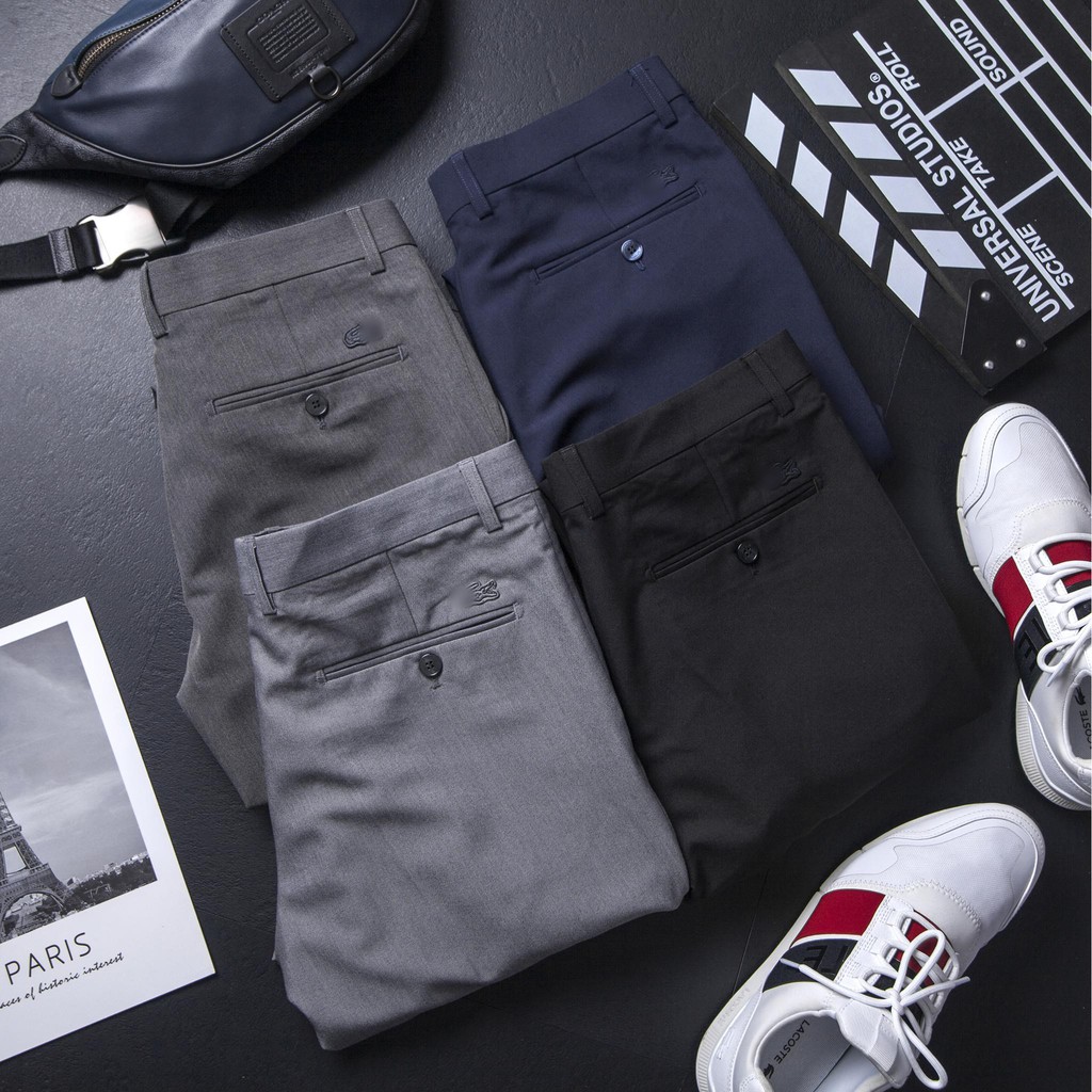 QVCS1 | Quần tây LaCốt SLIMFIT co giãn nhẹ | from dáng cực chuẩn | 4 màu | BigBuy360 - bigbuy360.vn