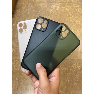 Ốp lưng iphone 11 pro hiệu memumi mỏng dạng nhám mờ cao cấp